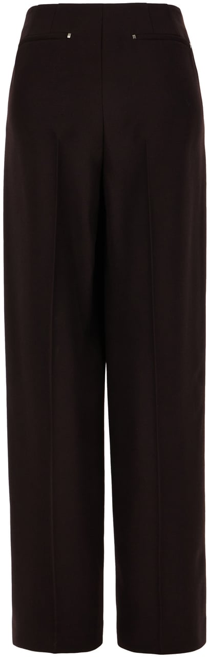 Fendi Fendi Aubergine wool pants Paars