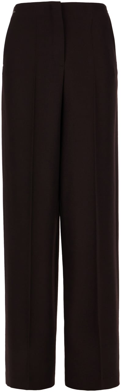 Fendi Fendi Aubergine wool pants Paars