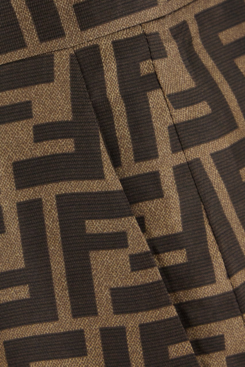 Fendi Fendi Printed silk pants Divers
