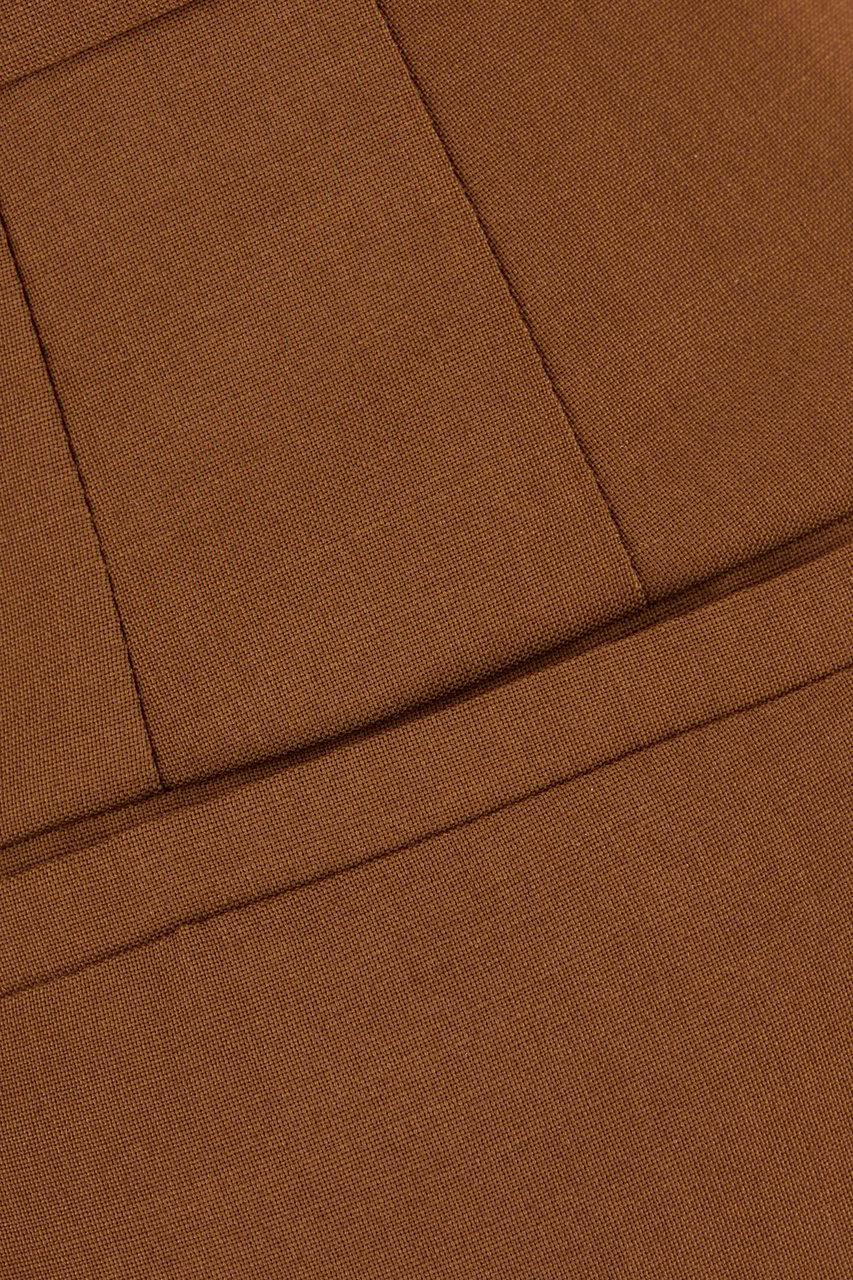 Fendi Fendi Camel wool blend pants Bruin