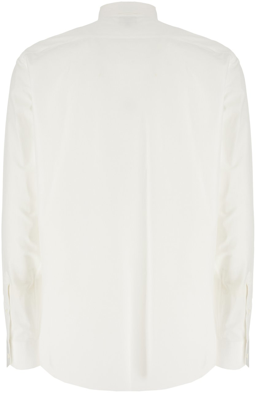 Fendi Fendi White poplin shirt Wit
