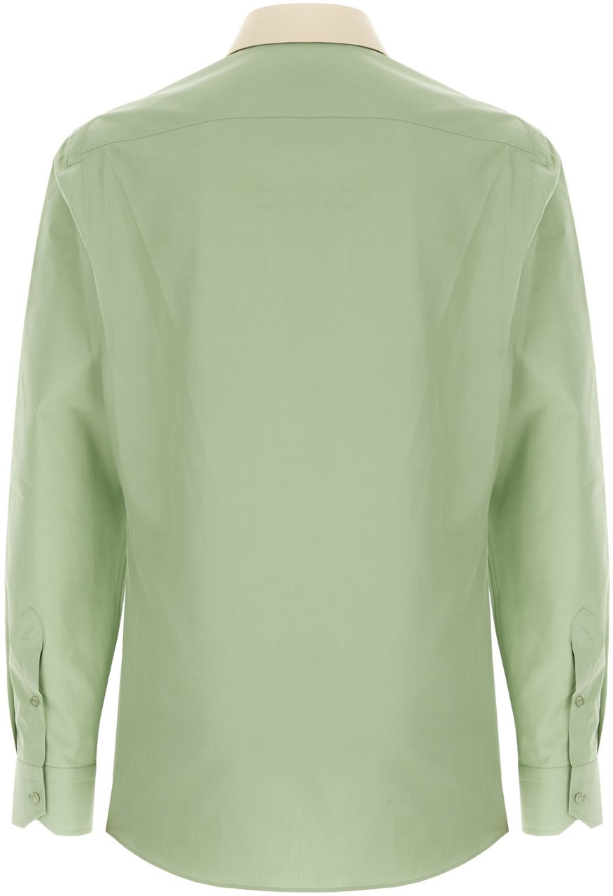 Fendi Fendi Pastel pink poplin shirt Groen