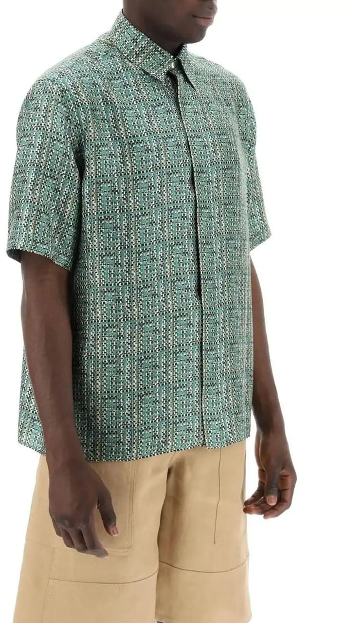 Fendi Fendi Silk Shirt Groen