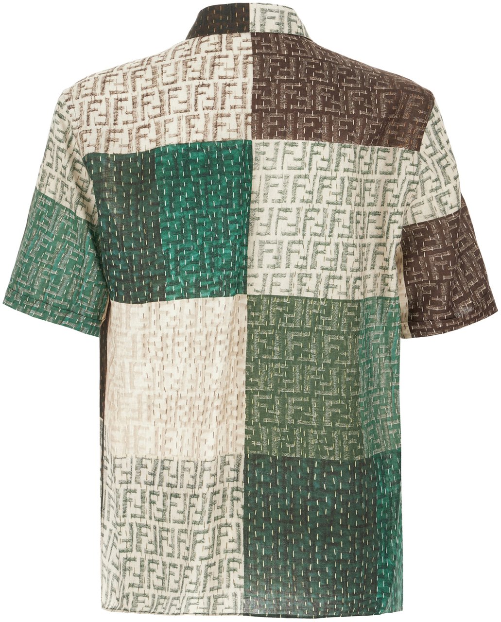 Fendi Fendi Embroidered linen shirt Divers
