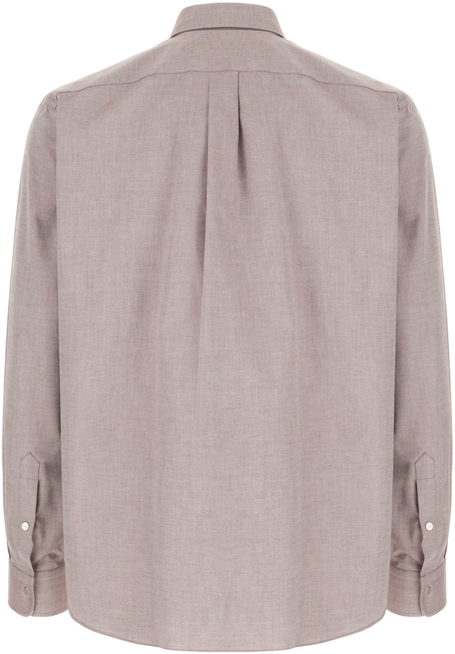 Fendi Fendi Purple oxford shirt Paars