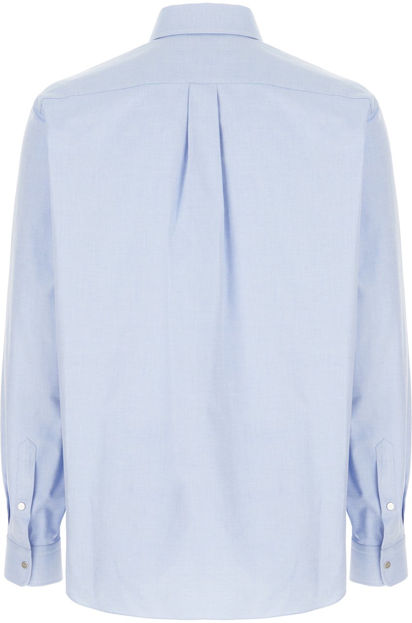 Fendi Fendi Light blue oxford shirt Lichtblauw