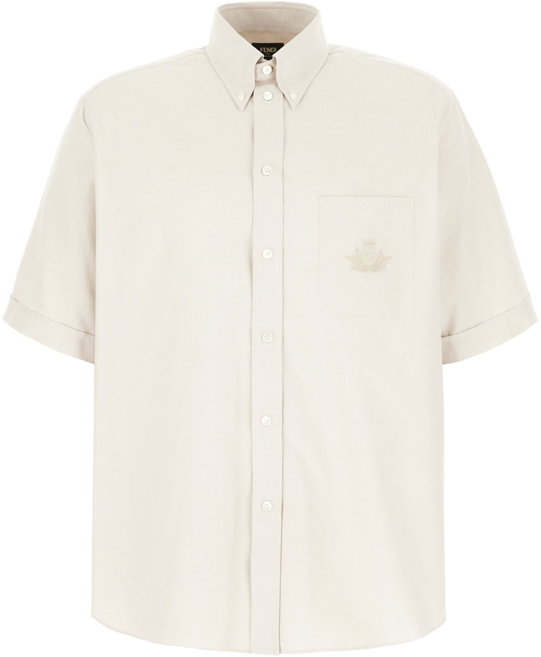 Fendi Fendi Pastel pink cotton shirt Roze