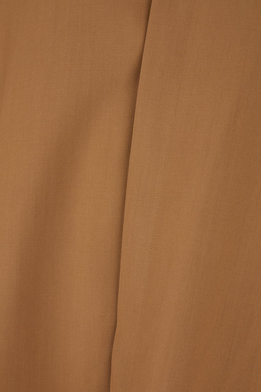 Fendi Fendi Brown wool blend shirt Bruin