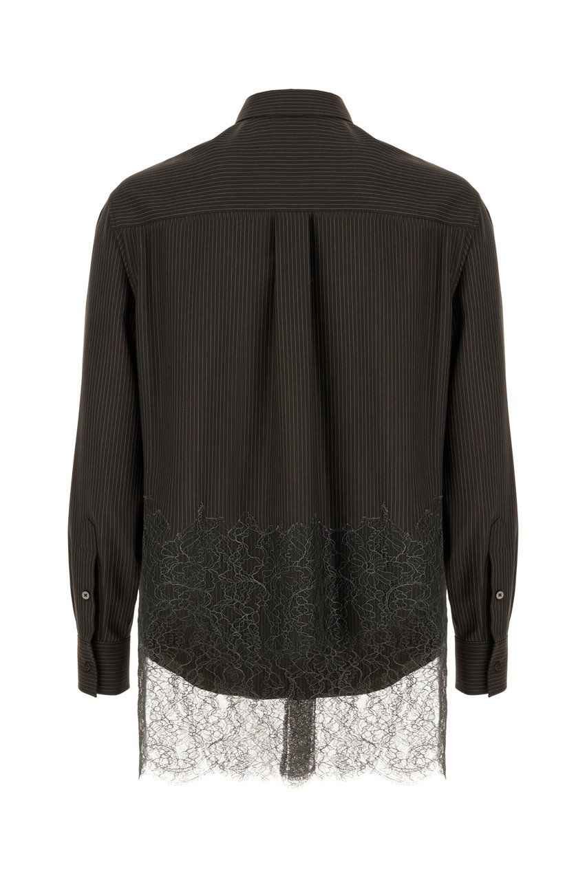 Fendi Fendi Embroidered wool shirt Divers
