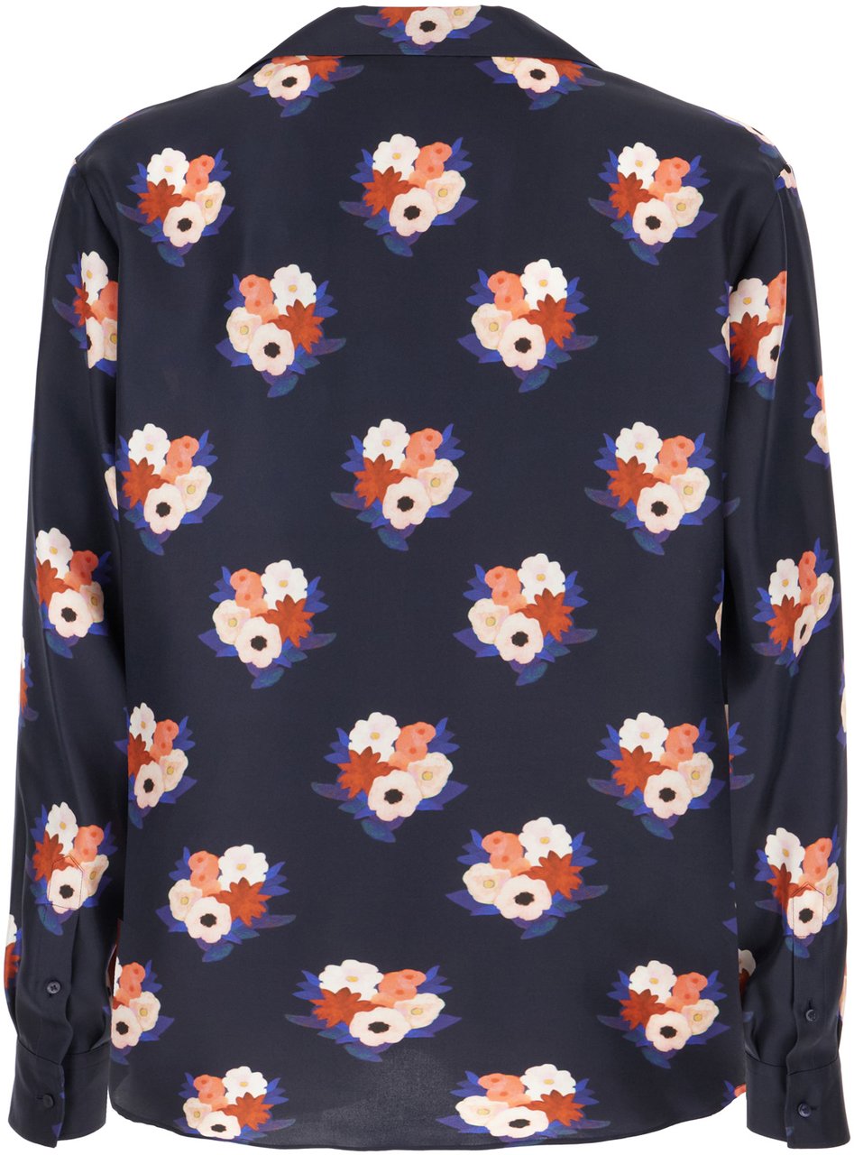 Fendi Printed silk shirt Divers