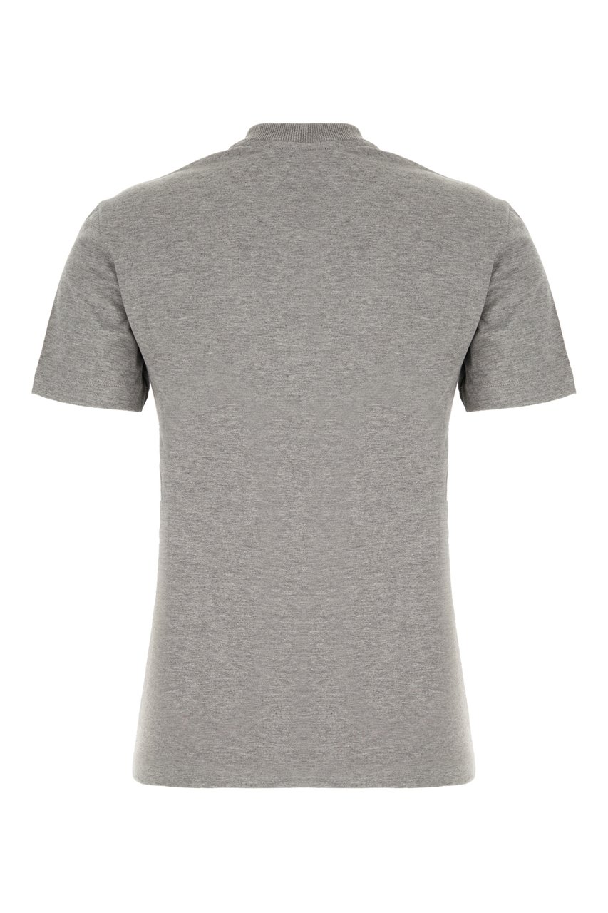 Fendi Fendi Melange grey cotton t-shirt Grijs