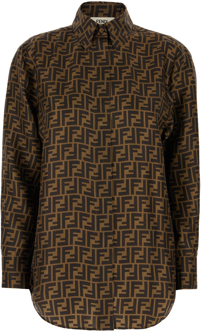 Fendi Fendi Printed silk shirt Divers