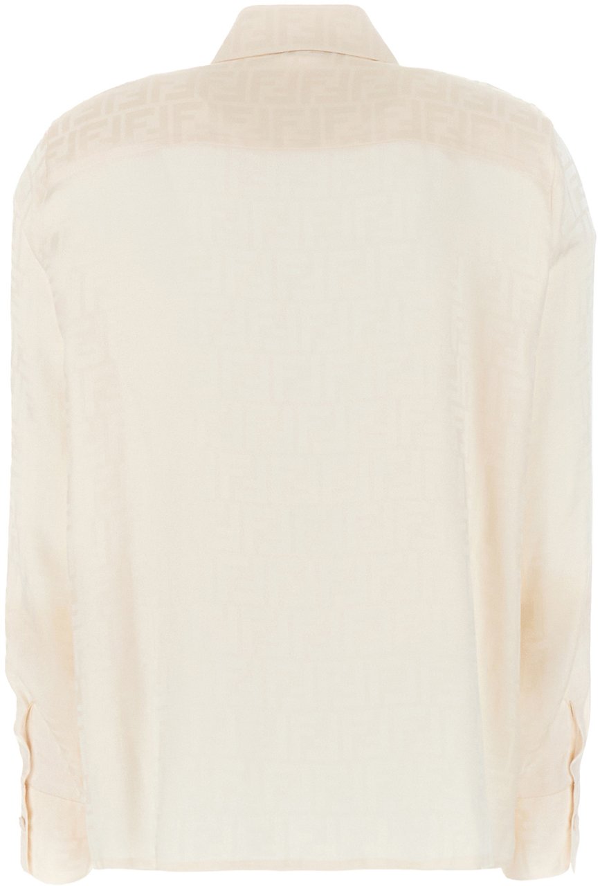 Fendi Fendi Skin pink silk shirt Roze