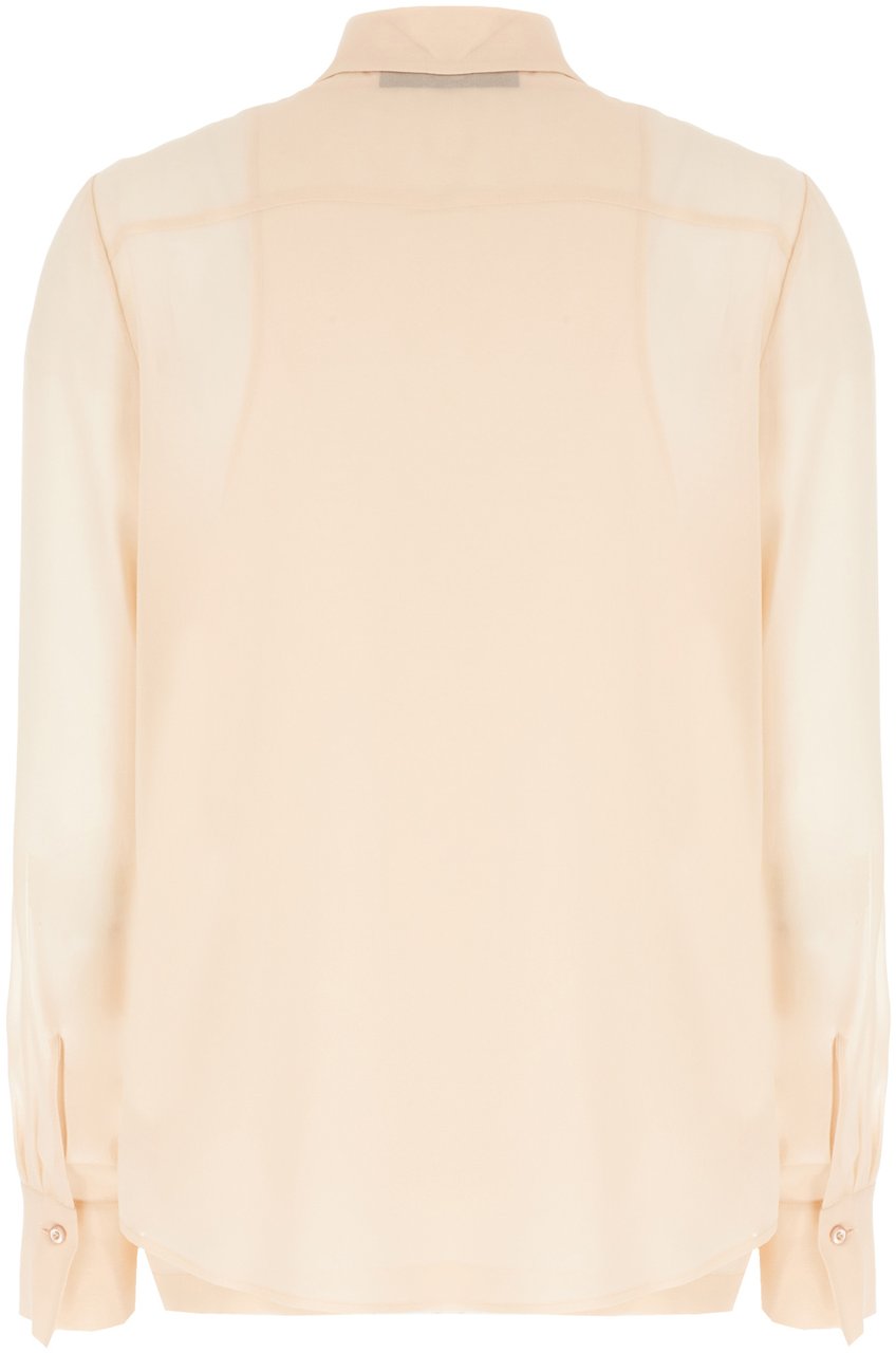 Fendi Fendi Peach silk blouse Roze