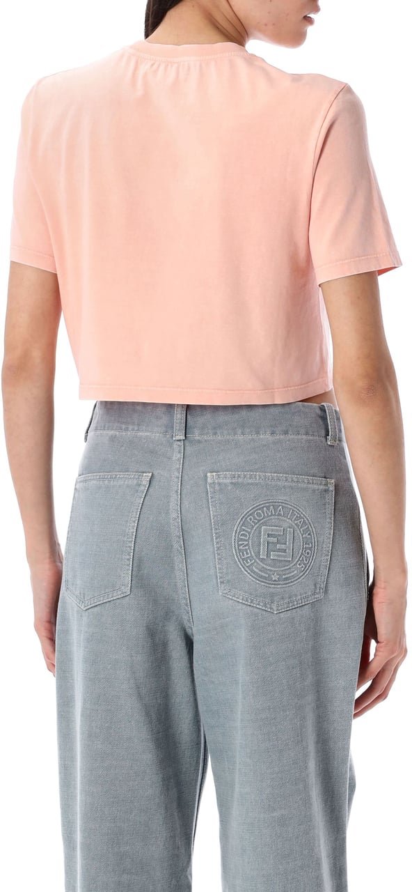 Fendi Cropped t-shirt Rood