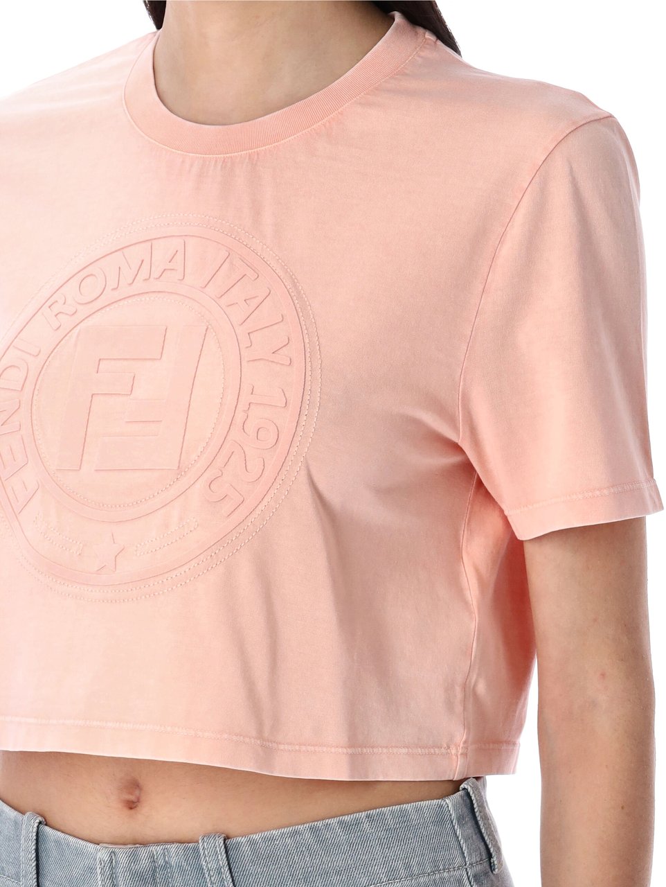 Fendi Cropped t-shirt Rood