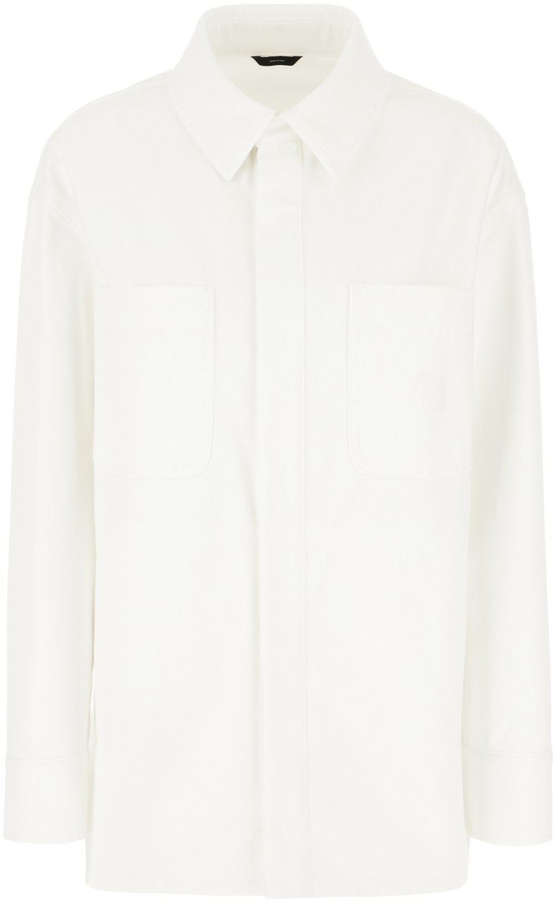 Fendi Fendi White denim jacket Wit