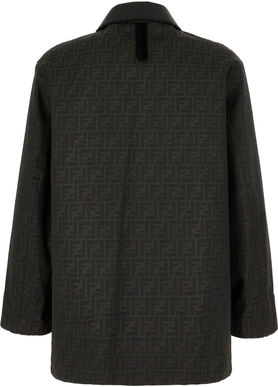 Fendi Fendi Printed polyester blend jacket Divers