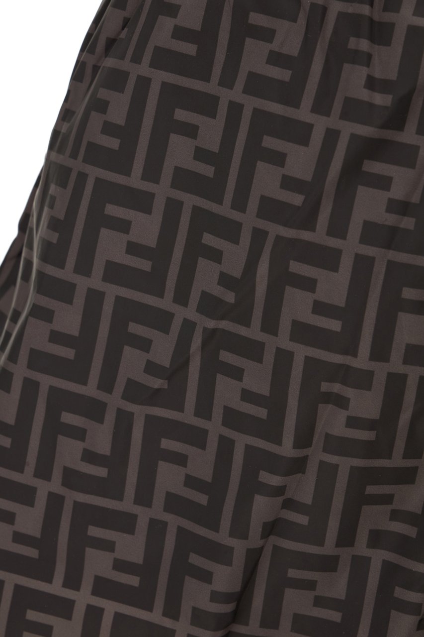 Fendi Printed polyester swimming shorts Divers
