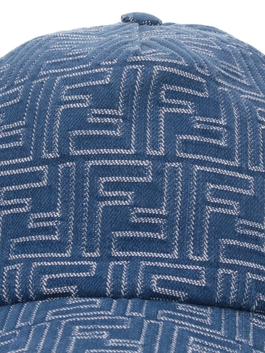 Fendi "Ff" Baseball Cap – Blue Blauw