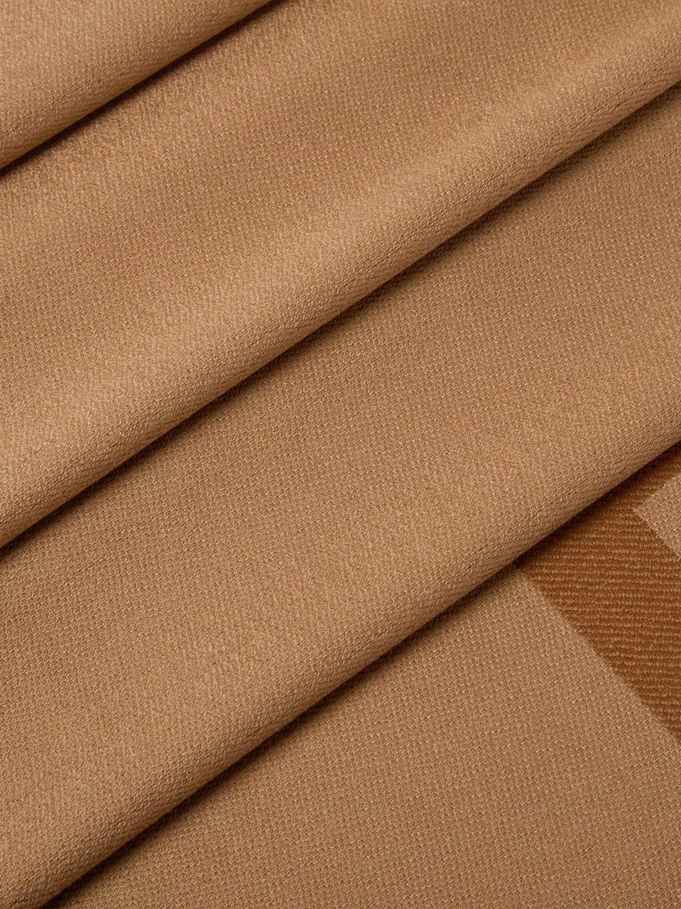 Fendi FF Long Rectangular Warm Camel Scarf Bruin