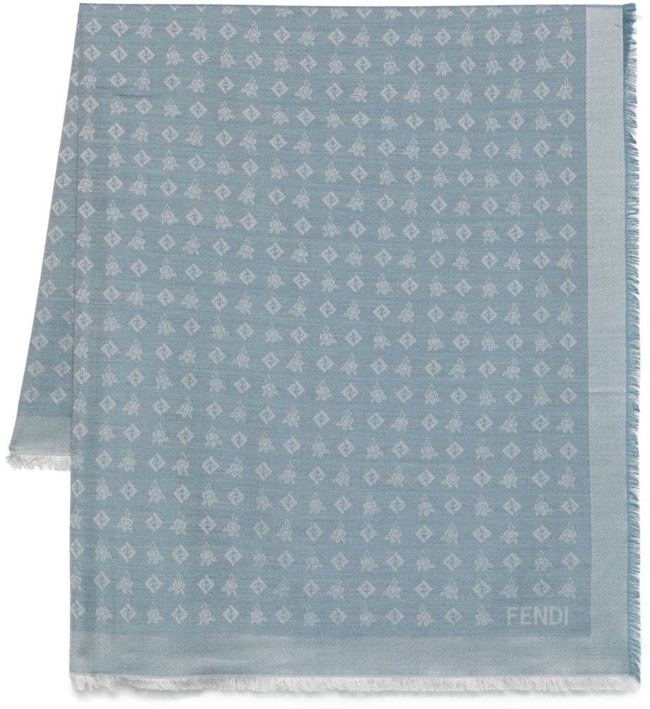 Fendi Fendi Scarfs Blue Blauw