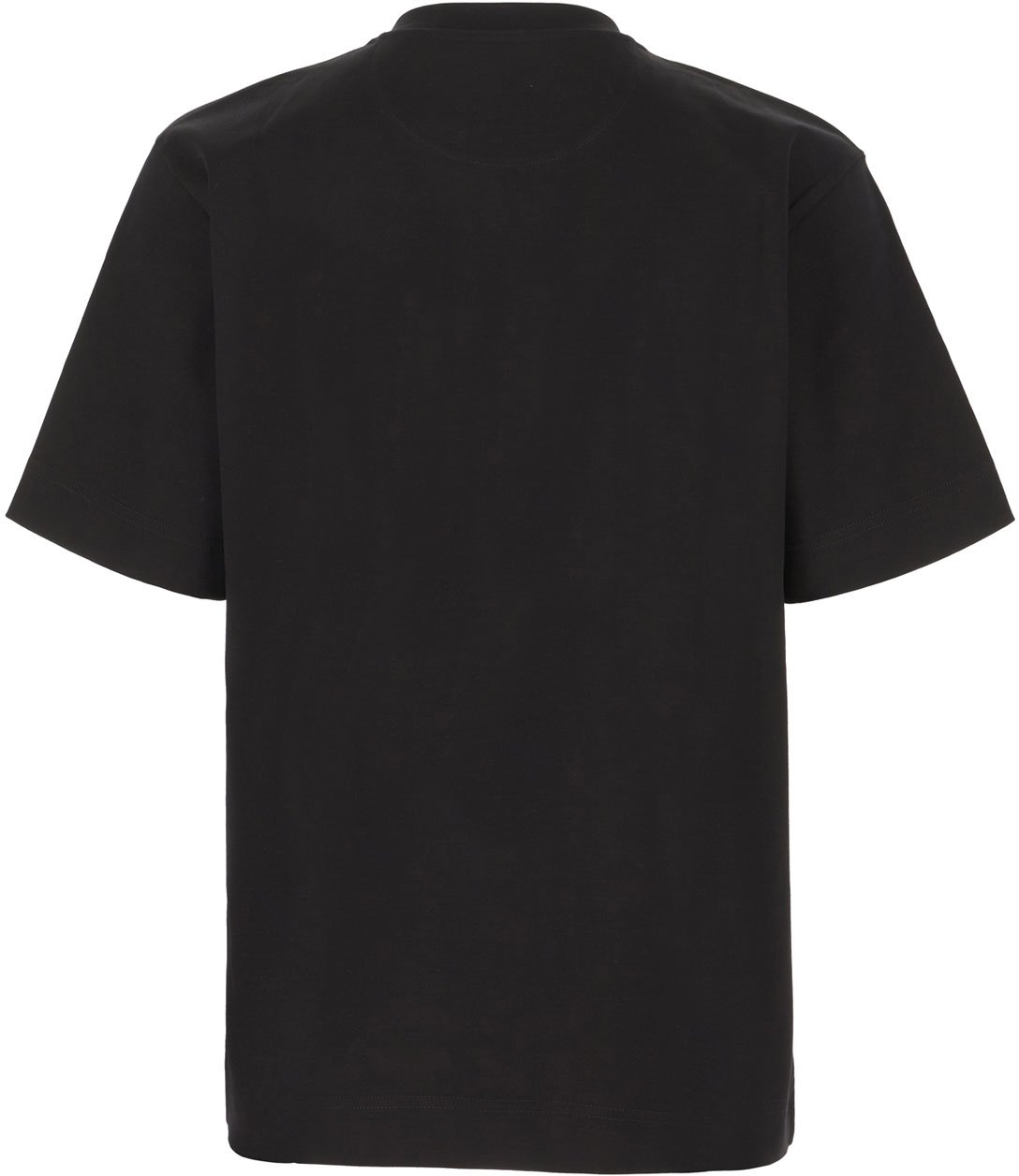 Fendi Fendi Black cotton oversize t-shirt Zwart