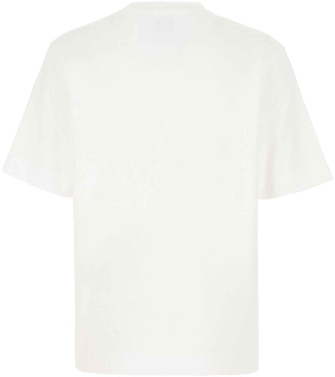 Fendi Fendi White cotton t-shirt Wit