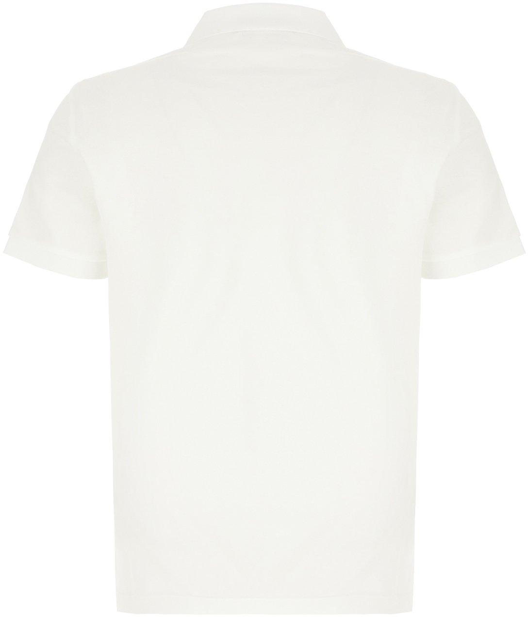 Fendi Fendi White piquet polo shirt Wit