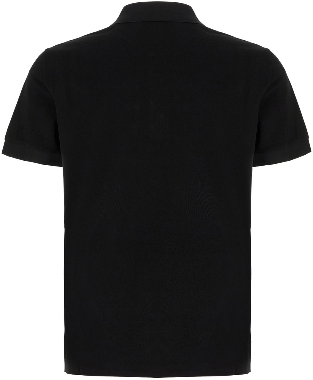 Fendi Fendi Black piquet polo shirt Zwart