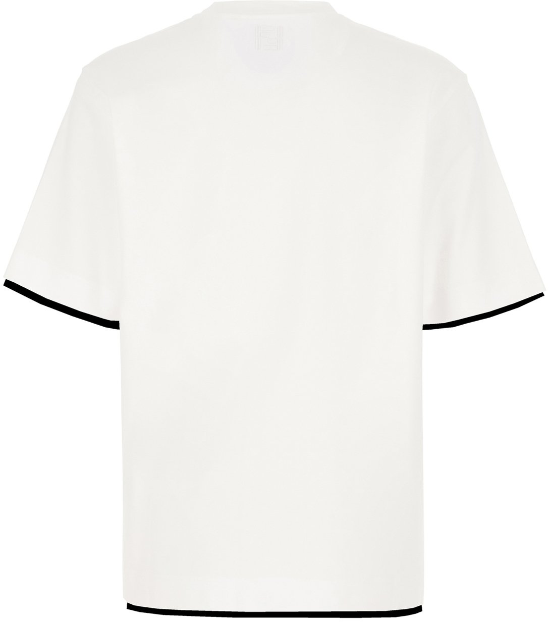 Fendi White cotton t-shirt Wit