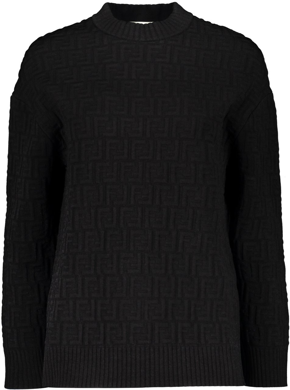 Fendi FF motif sweater Zwart