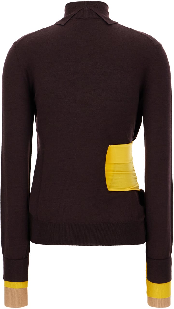 Fendi Fendi Aubergine wool blend sweater Paars