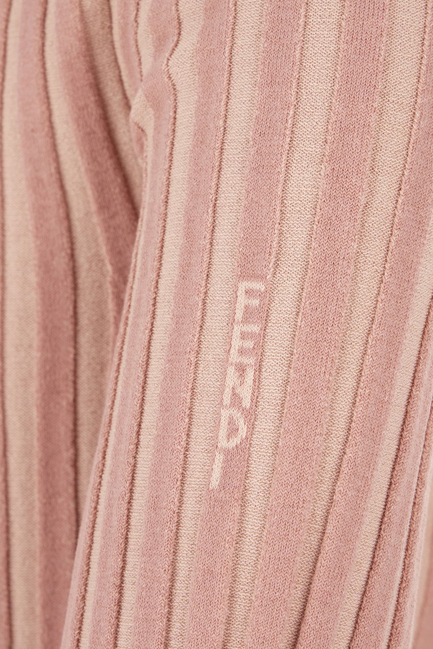 Fendi Fendi Pink cotton blend top Roze