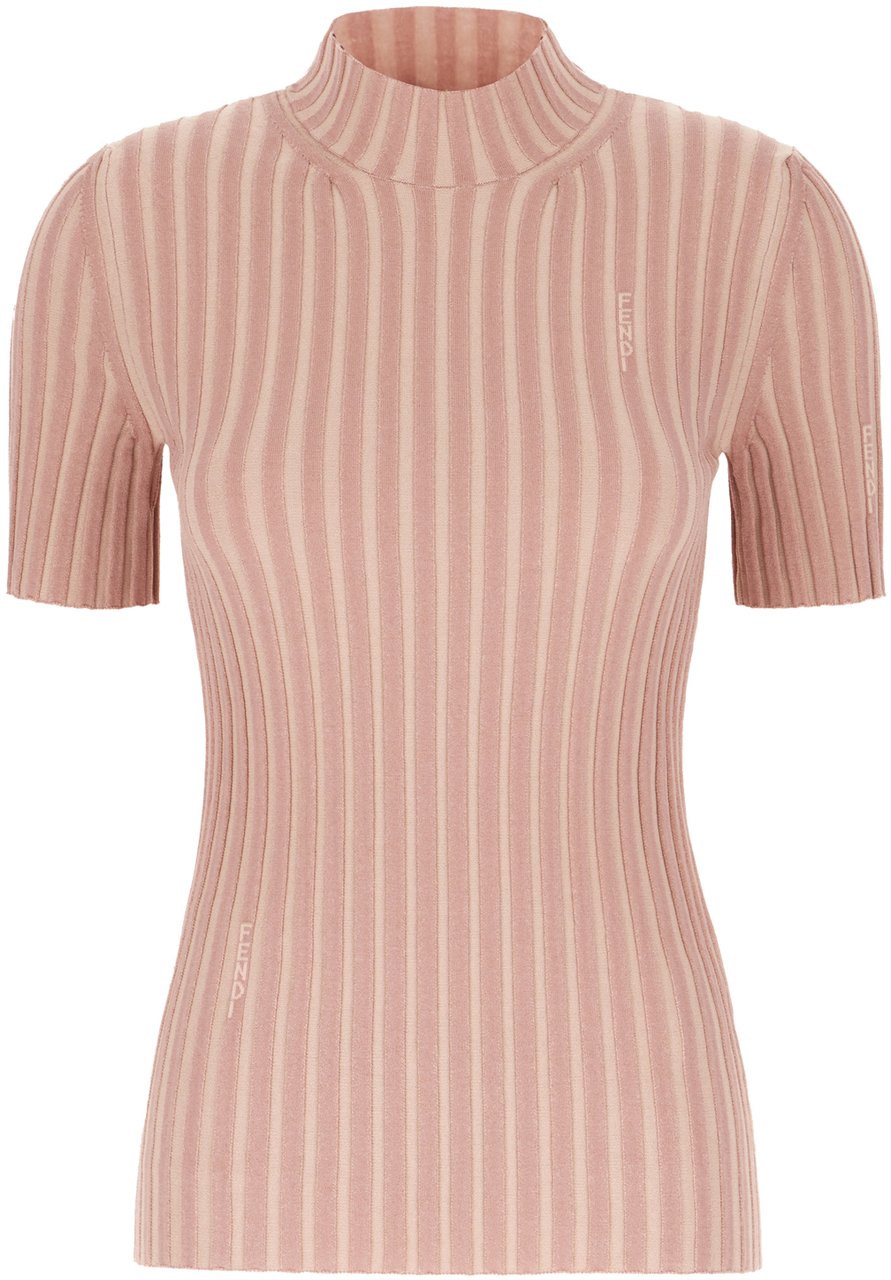 Fendi Fendi Pink cotton blend top Roze