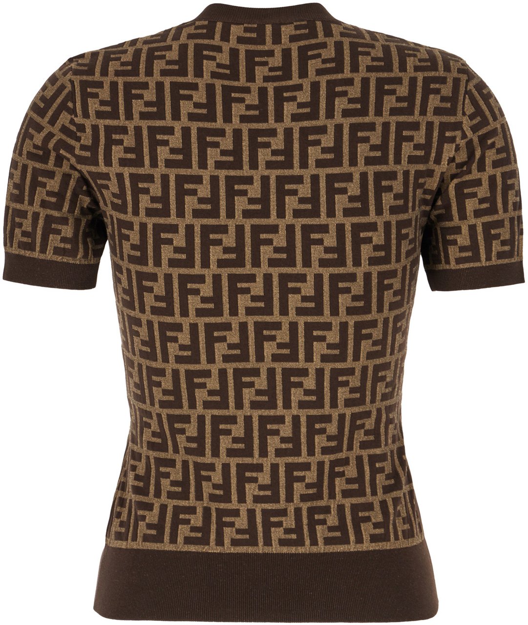 Fendi Fendi Embroidered stretch cotton blend top Divers