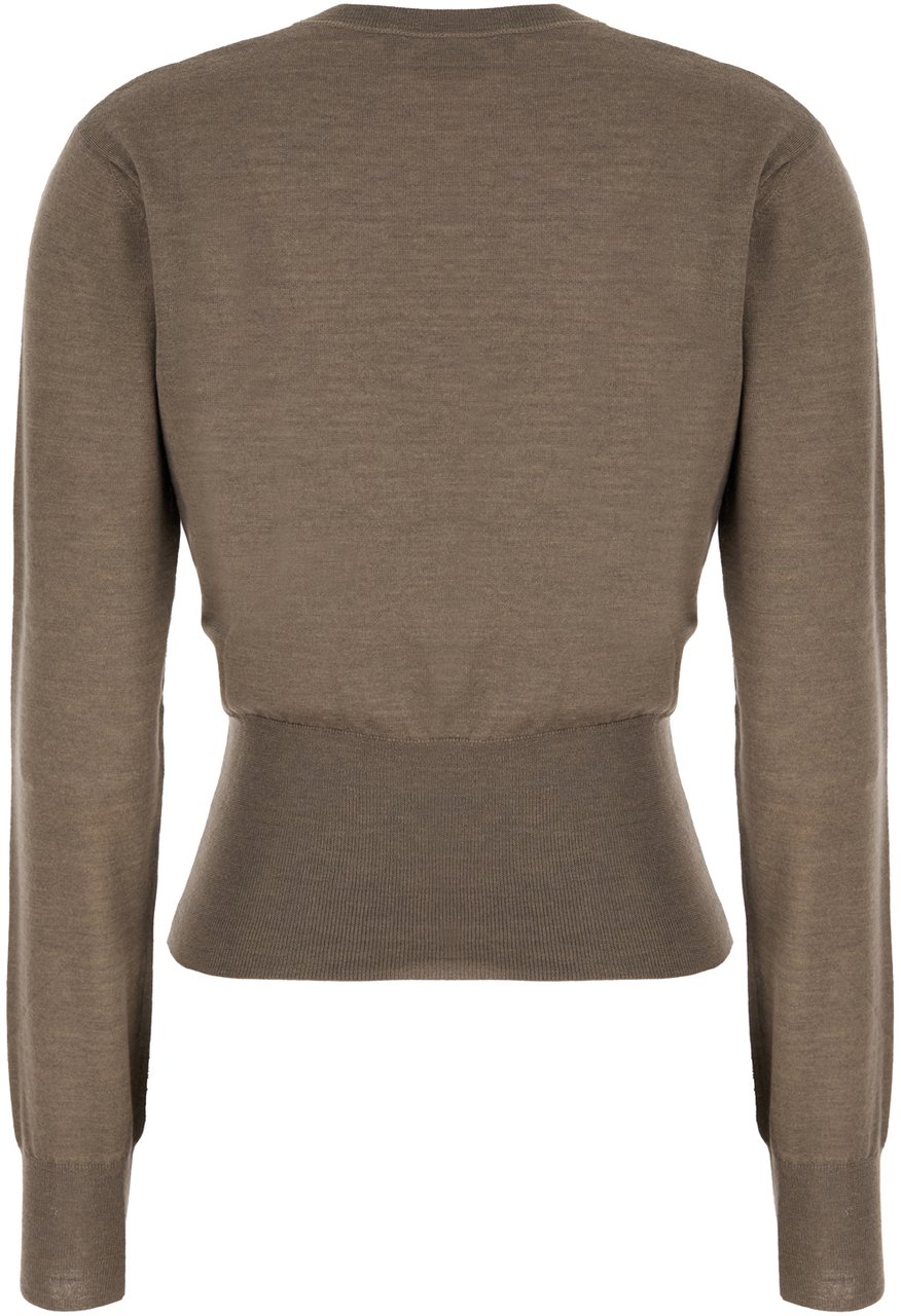 Fendi Fendi Brown cashmere blend sweater Bruin