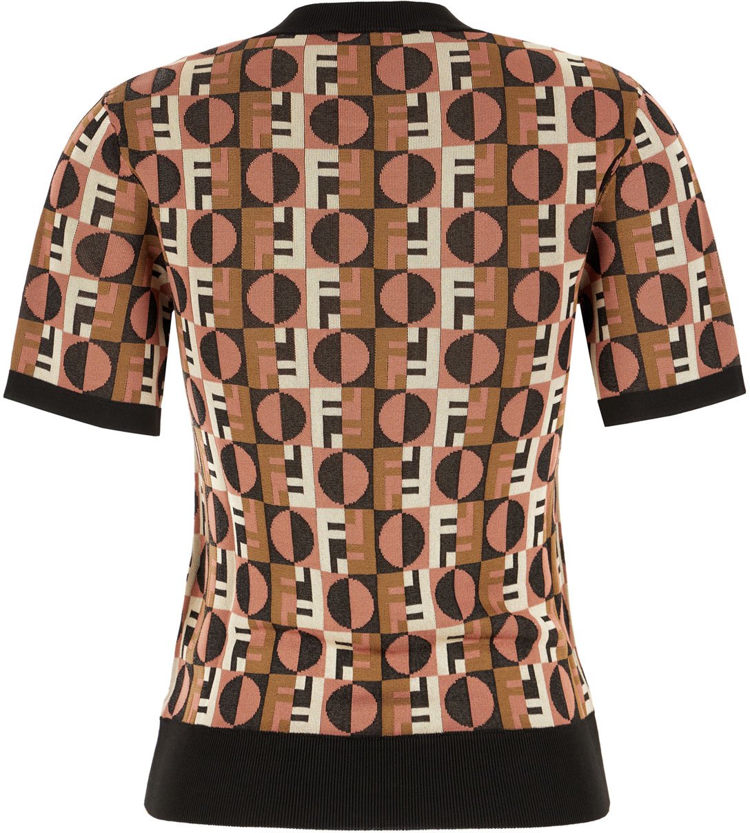 Fendi Fendi Printed viscose t-shirt Divers