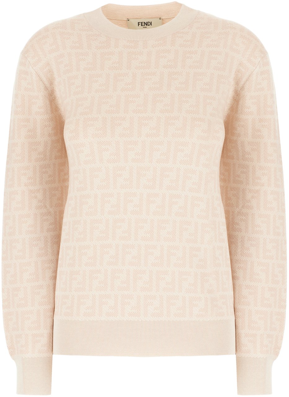 Fendi Fendi Embroidered wool sweater Divers