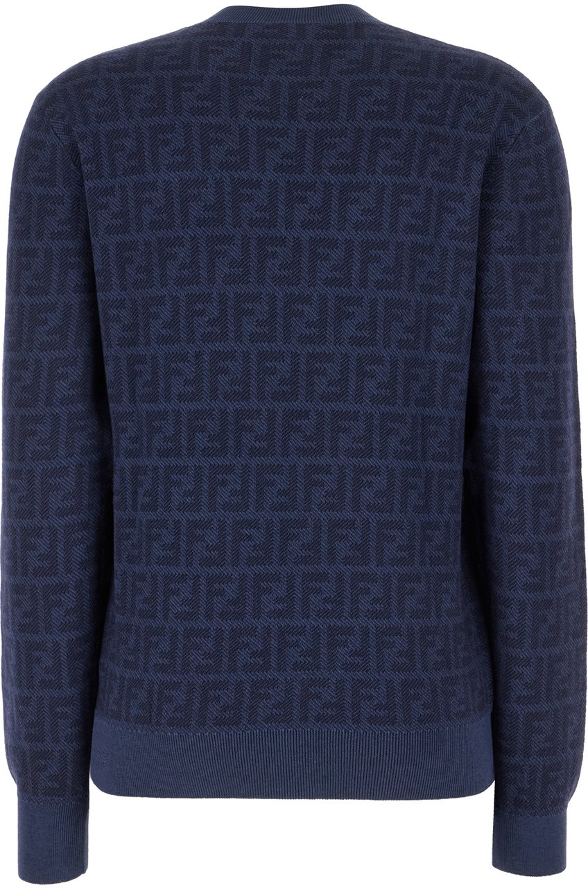 Fendi Fendi Embroidered wool sweater Divers