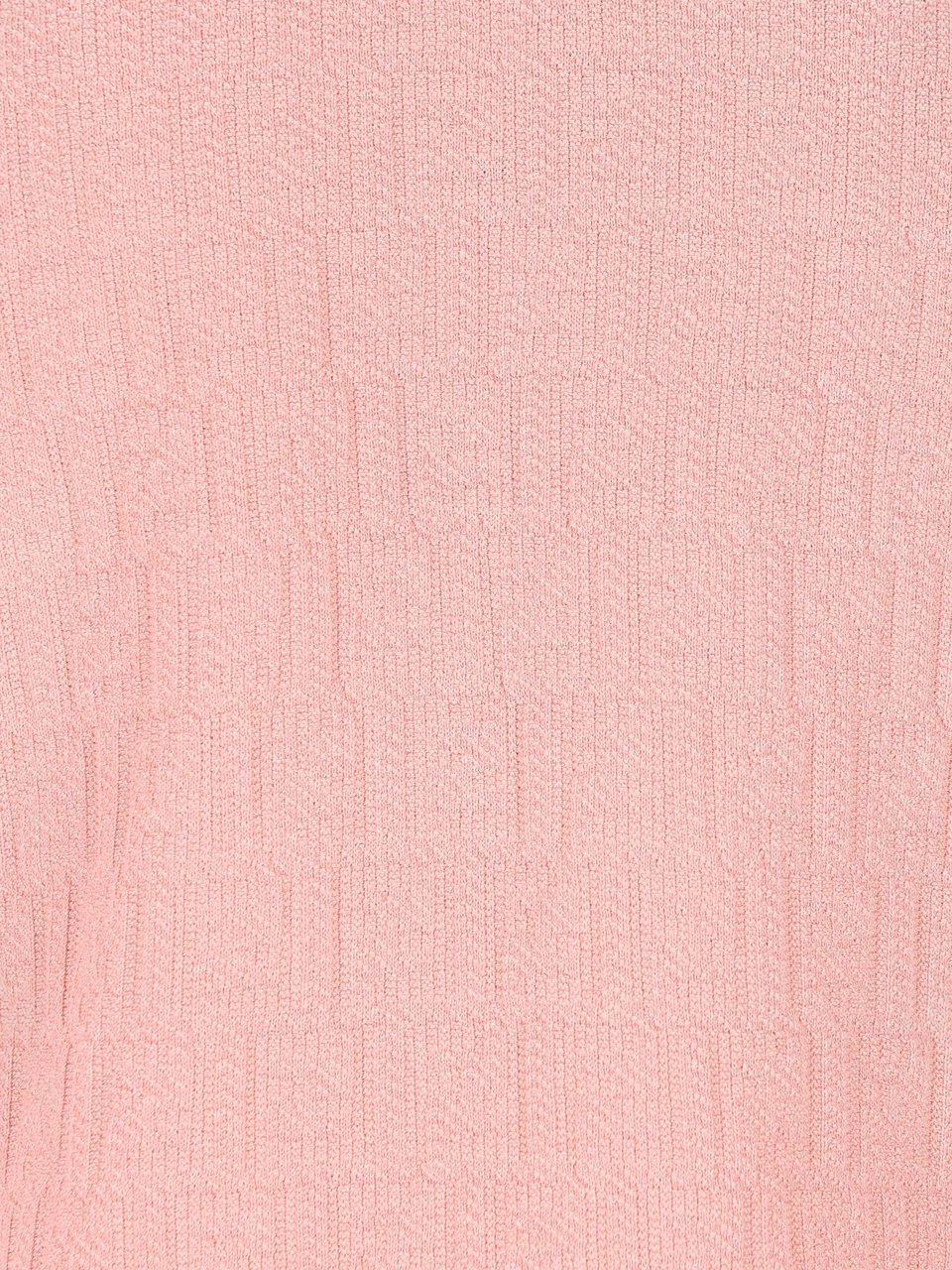 Fendi Color Block FF Short-Sleeved Knit Top Roze