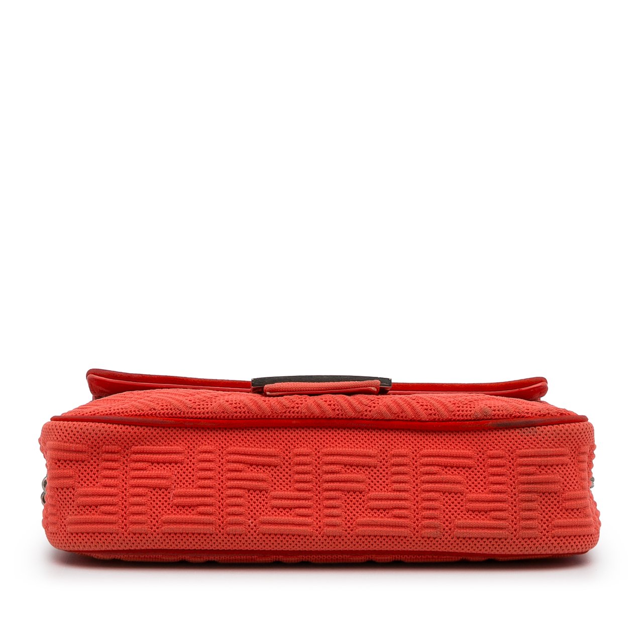 Fendi Midi Chain Baguette Rood