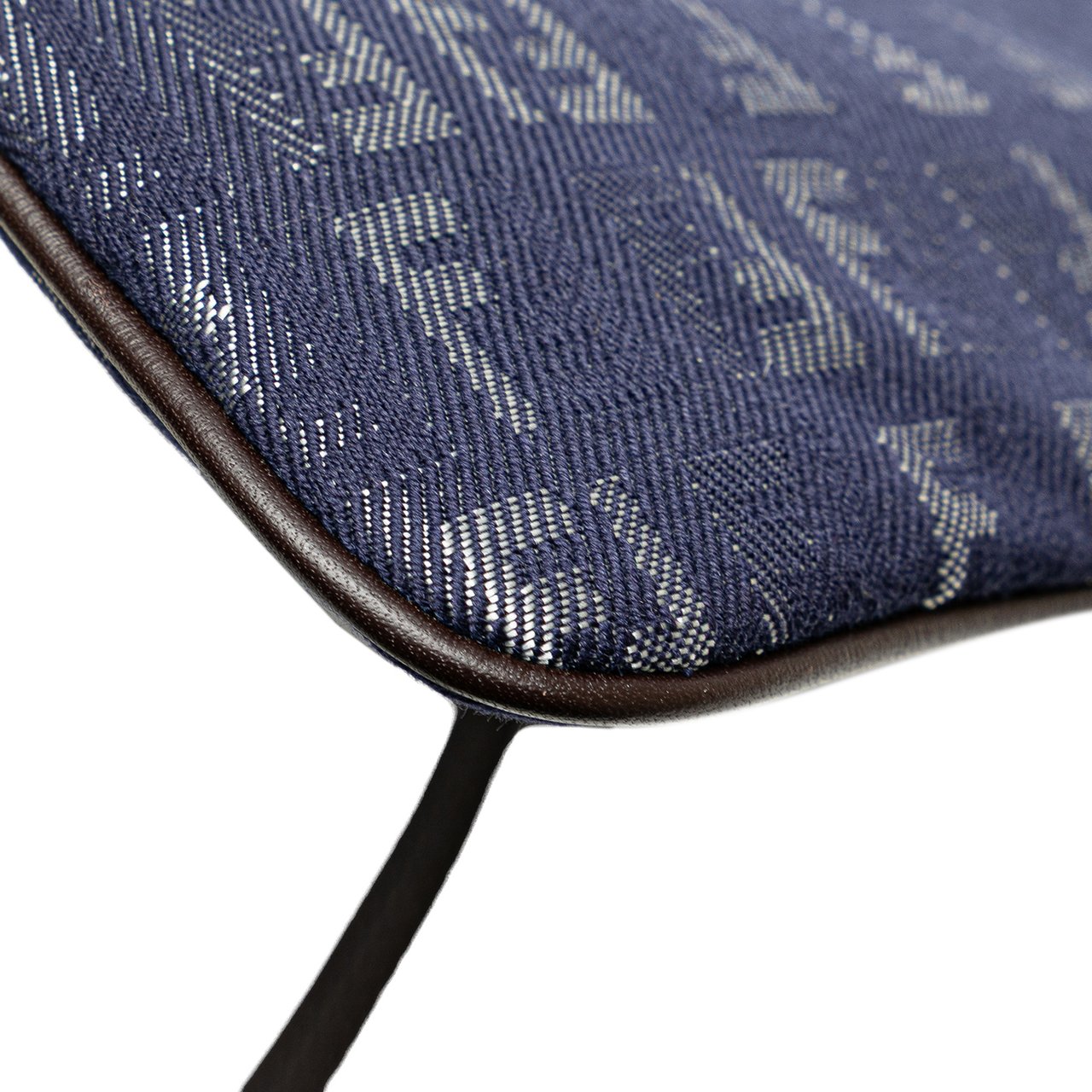 Fendi Zucchino Denim Crossbody Blauw