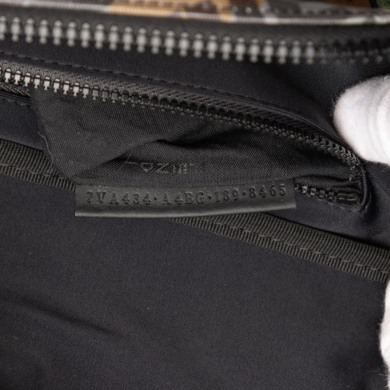 Fendi Hey Reilly Zucca FF 1974 Coated Canvas Belt Bag Grijs