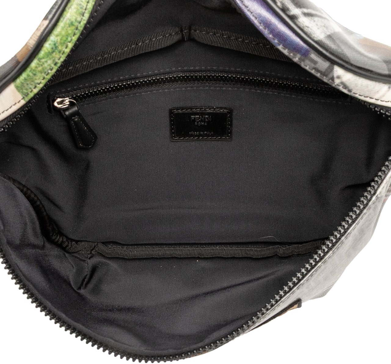 Fendi Hey Reilly Zucca FF 1974 Coated Canvas Belt Bag Grijs