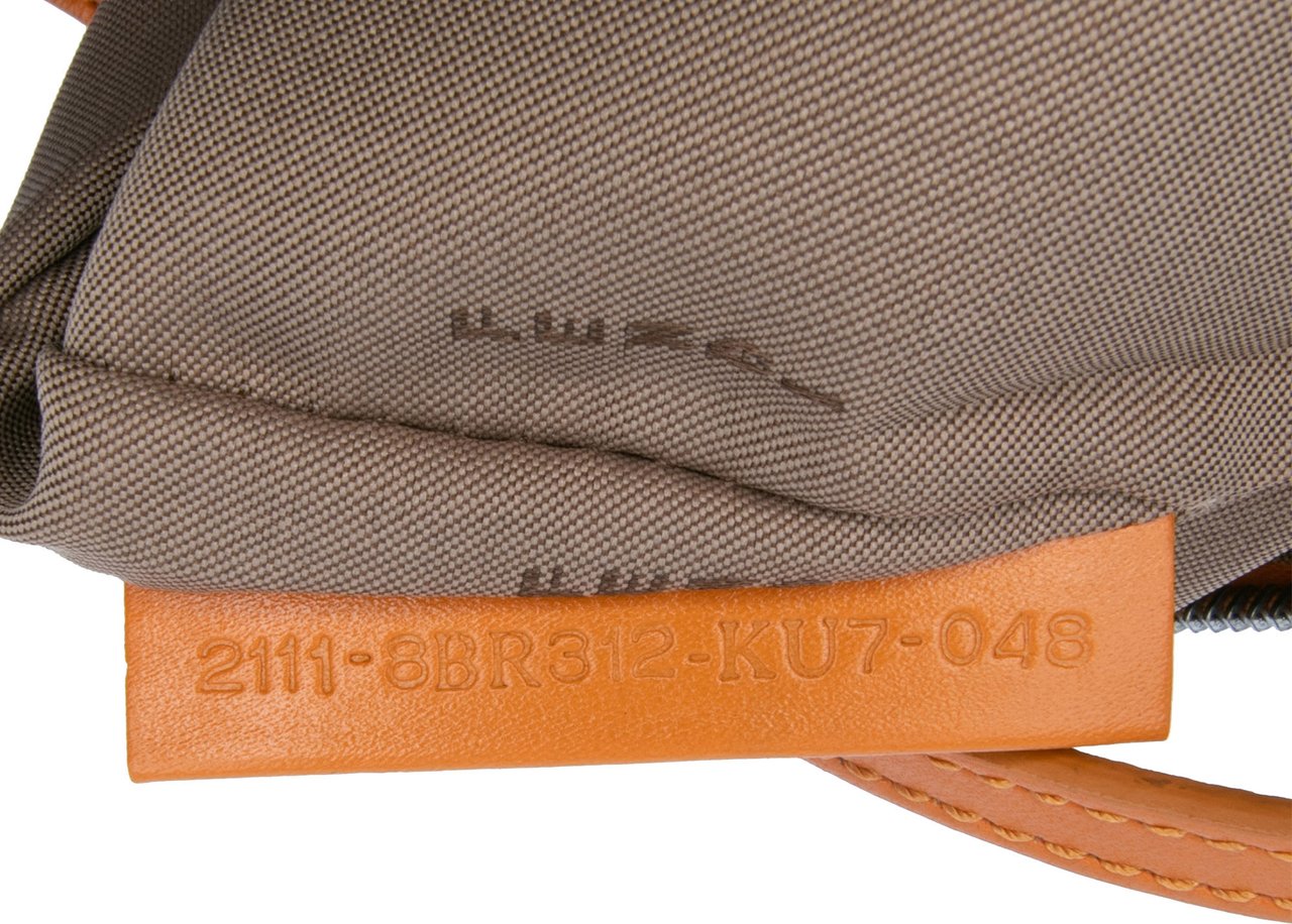 Fendi Zucchino Canvas Hobo Oranje