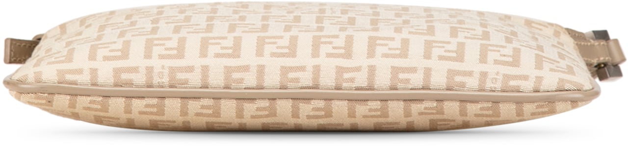 Fendi Zucchino Canvas Crossbody Bruin
