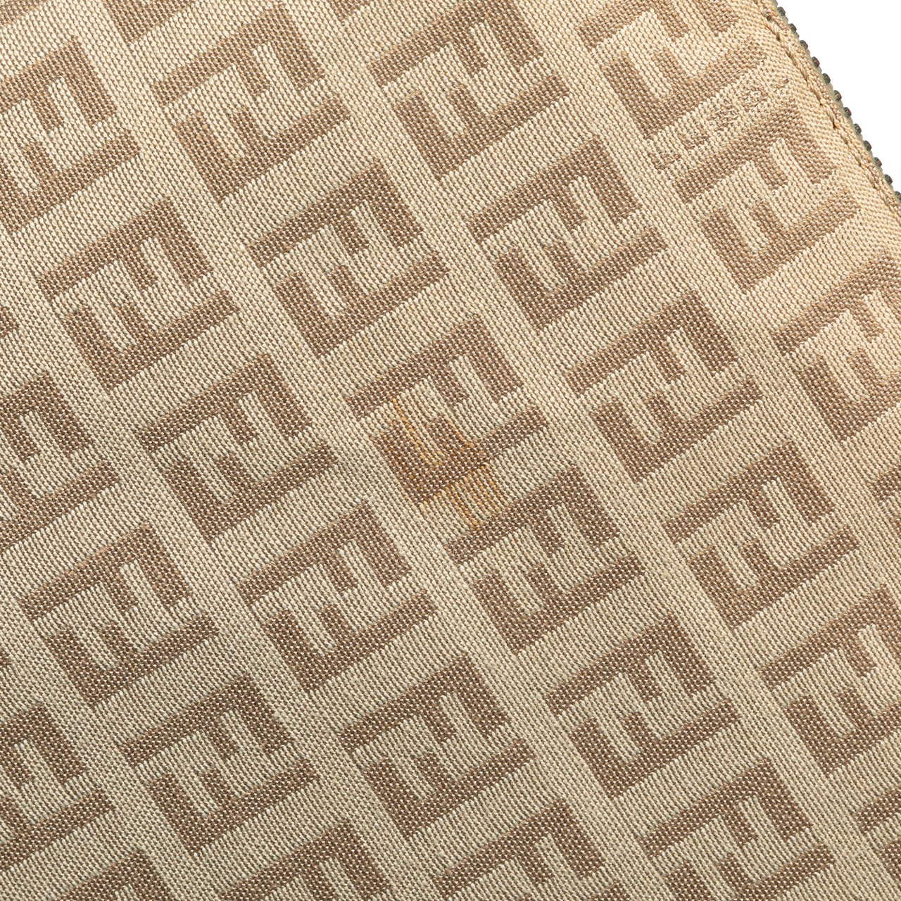 Fendi Zucchino Canvas Crossbody Bruin