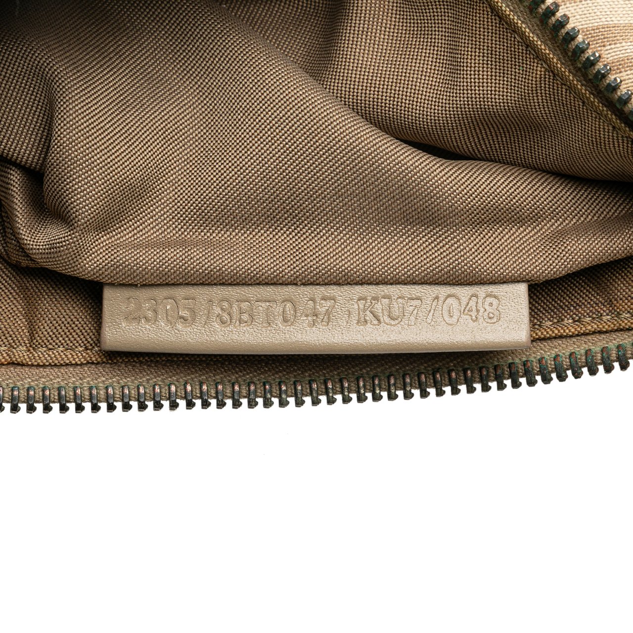 Fendi Zucchino Canvas Crossbody Bruin