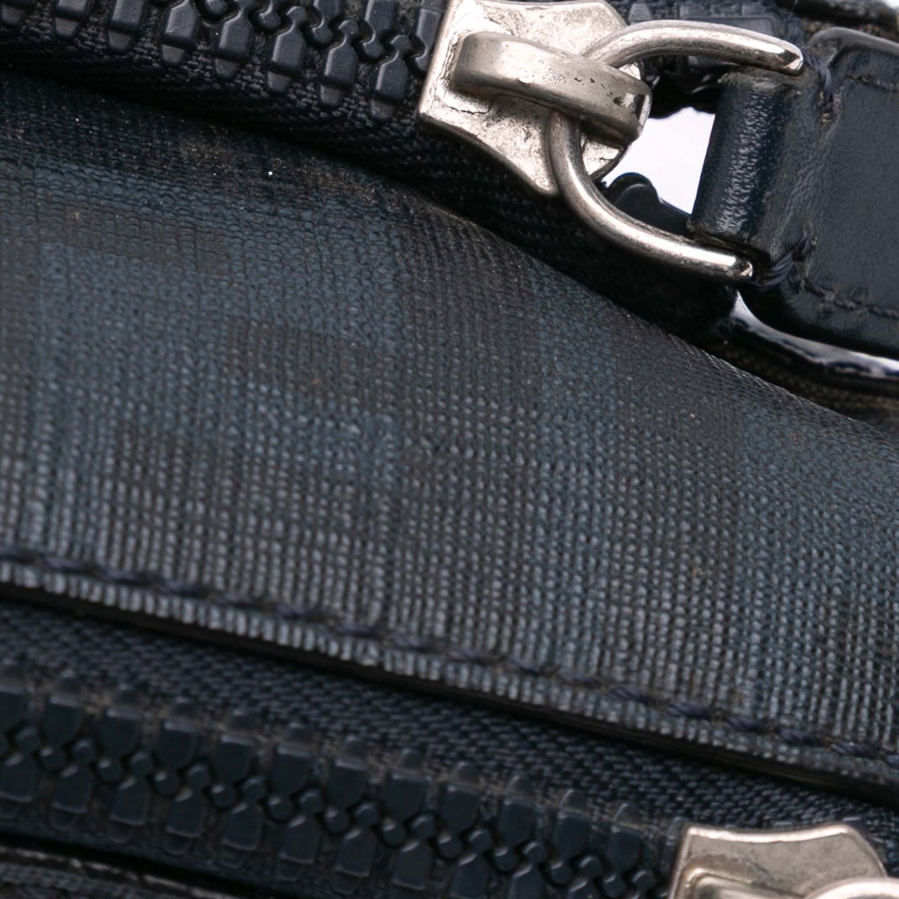 Fendi Zucca Coated Canvas Crossbody Zwart